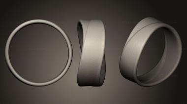 Jewelry rings Damask Ring 3d model